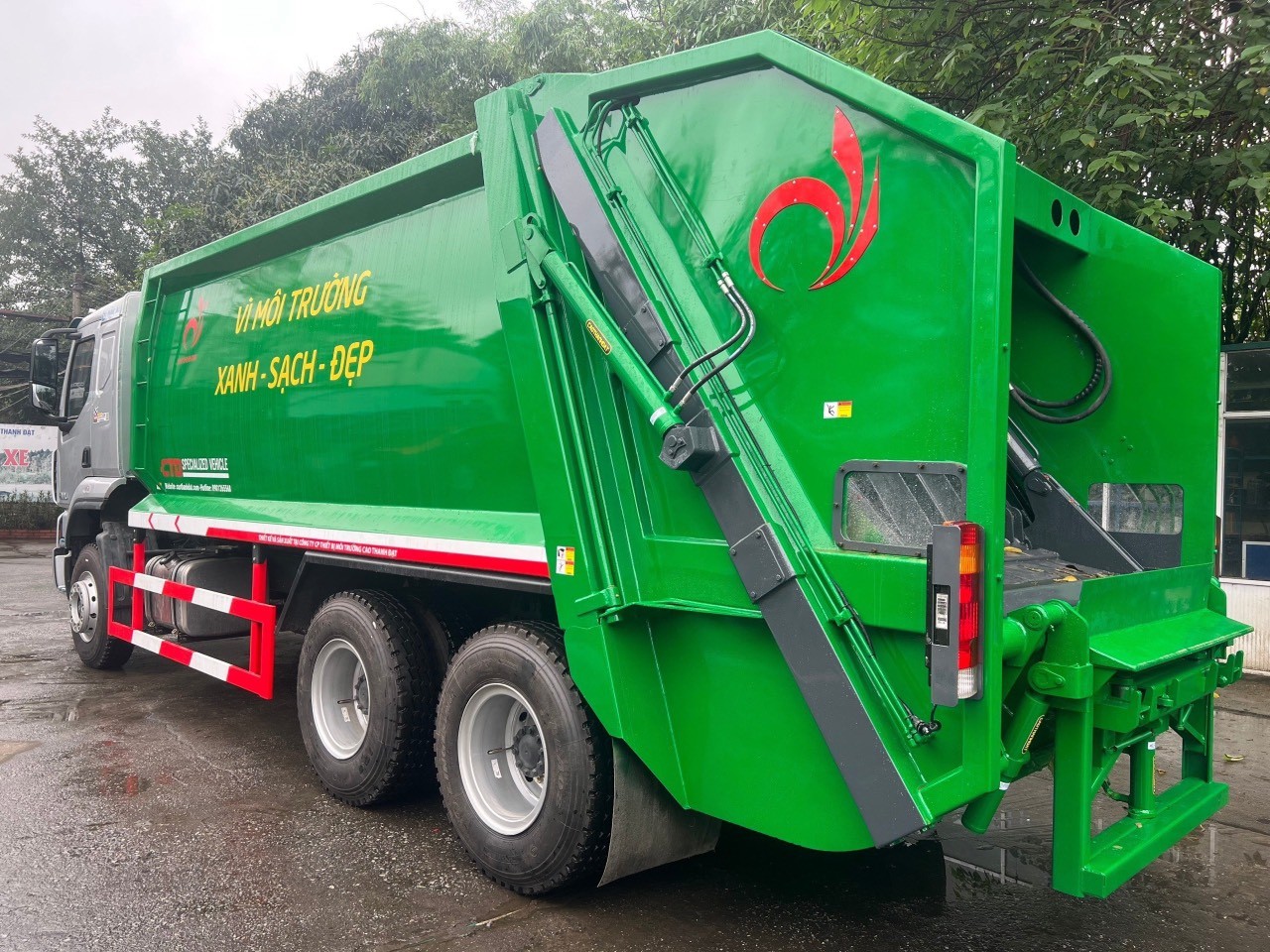 XE Ô TÔ CHỞ RÁC CHENGLONG HẢI ÂU