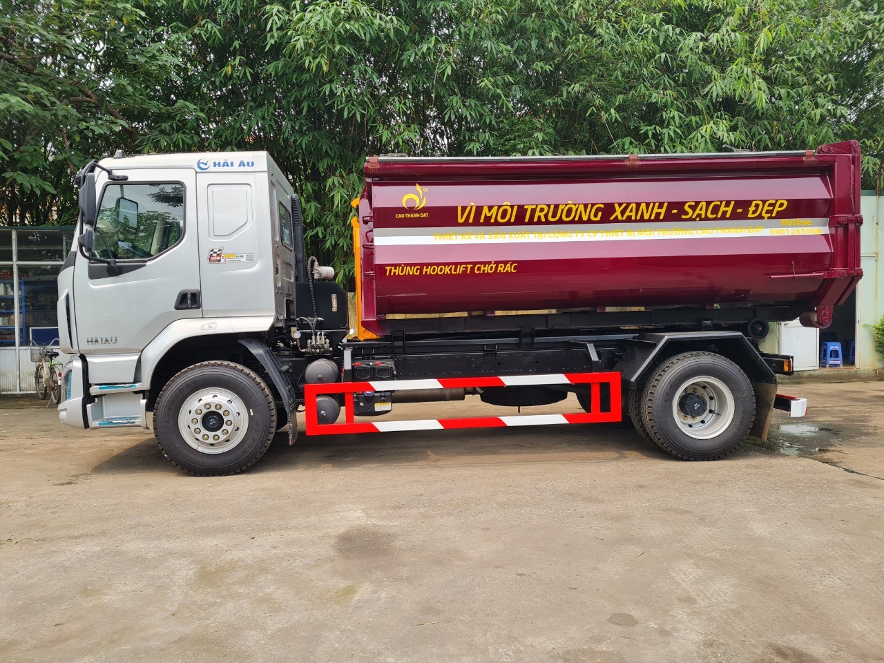 XE Ô TÔ CHỞ RÁC CHENGLONG HẢI ÂU