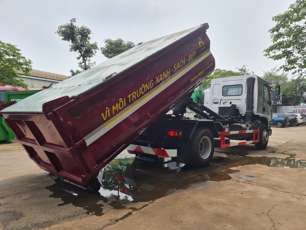 XE Ô TÔ CHỞ RÁC CHENGLONG HẢI ÂU